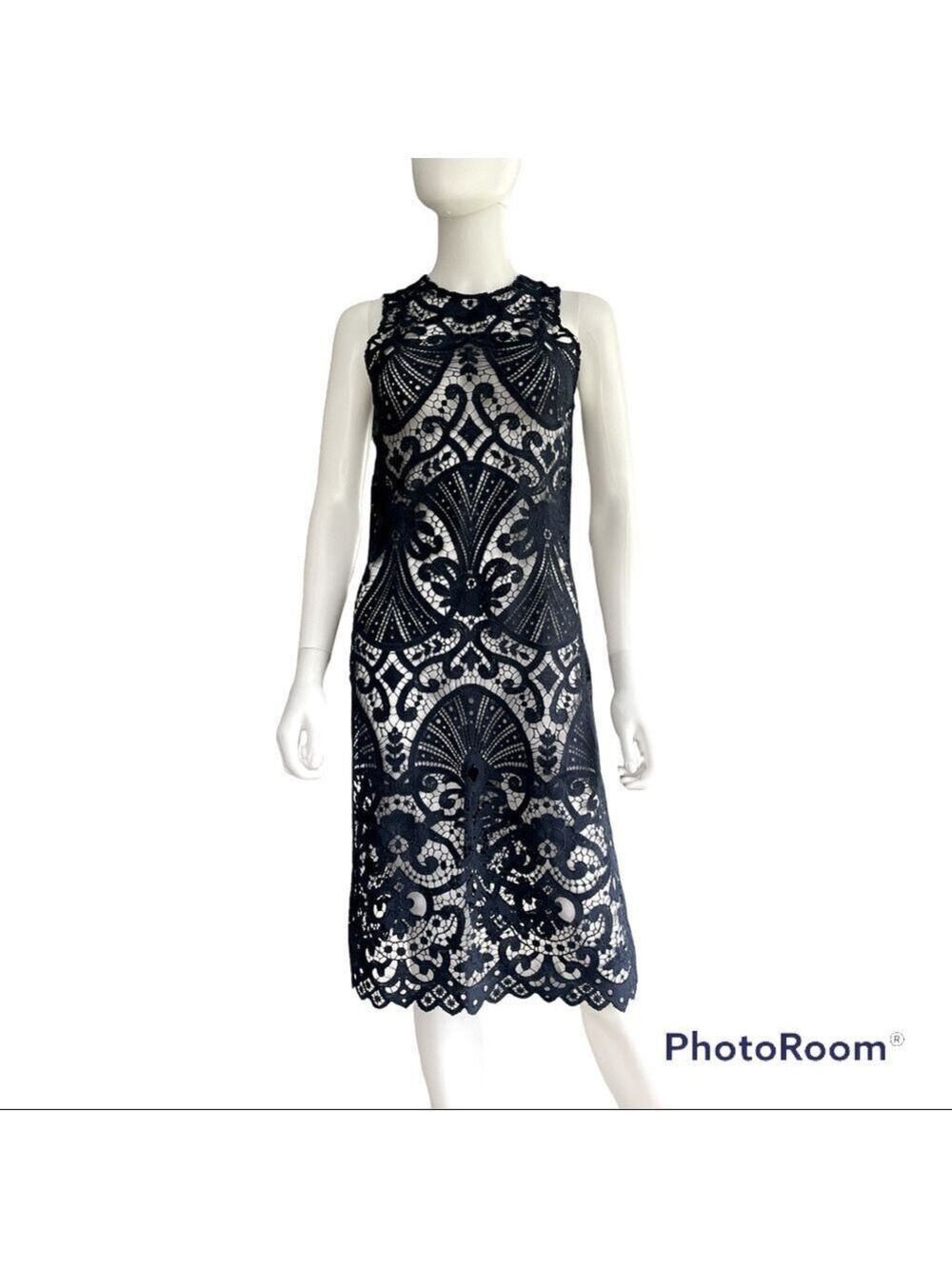 NWT Alice and Olivia Lace Sleeveless Tunic Dress XS